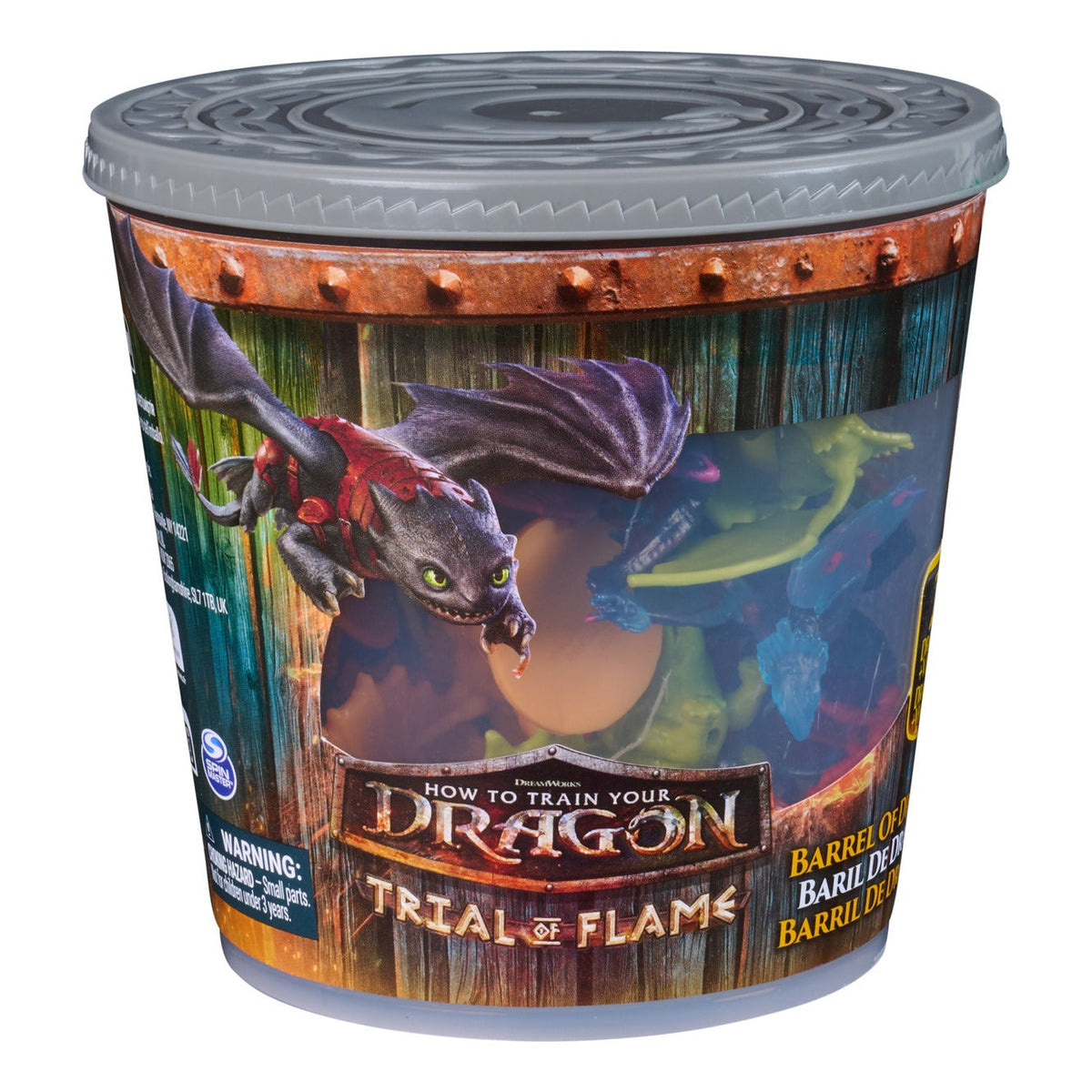 DreamWorks Dragons Trial of Flame Barrel of Dragons 25 Figures
