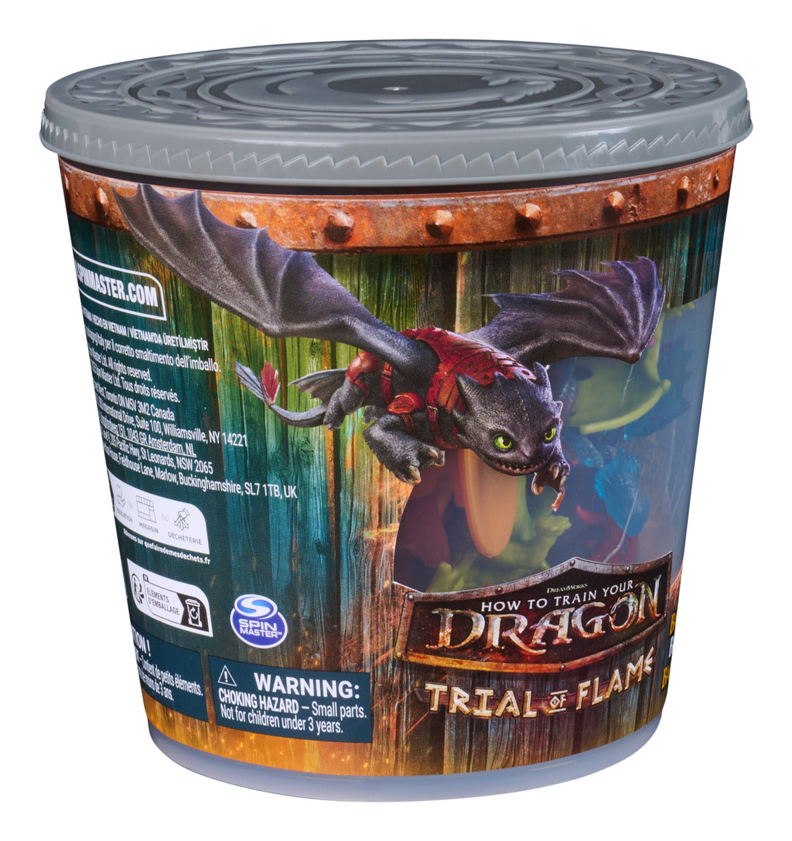 DreamWorks Dragons Trial of Flame Barrel of Dragons 25 Figures
