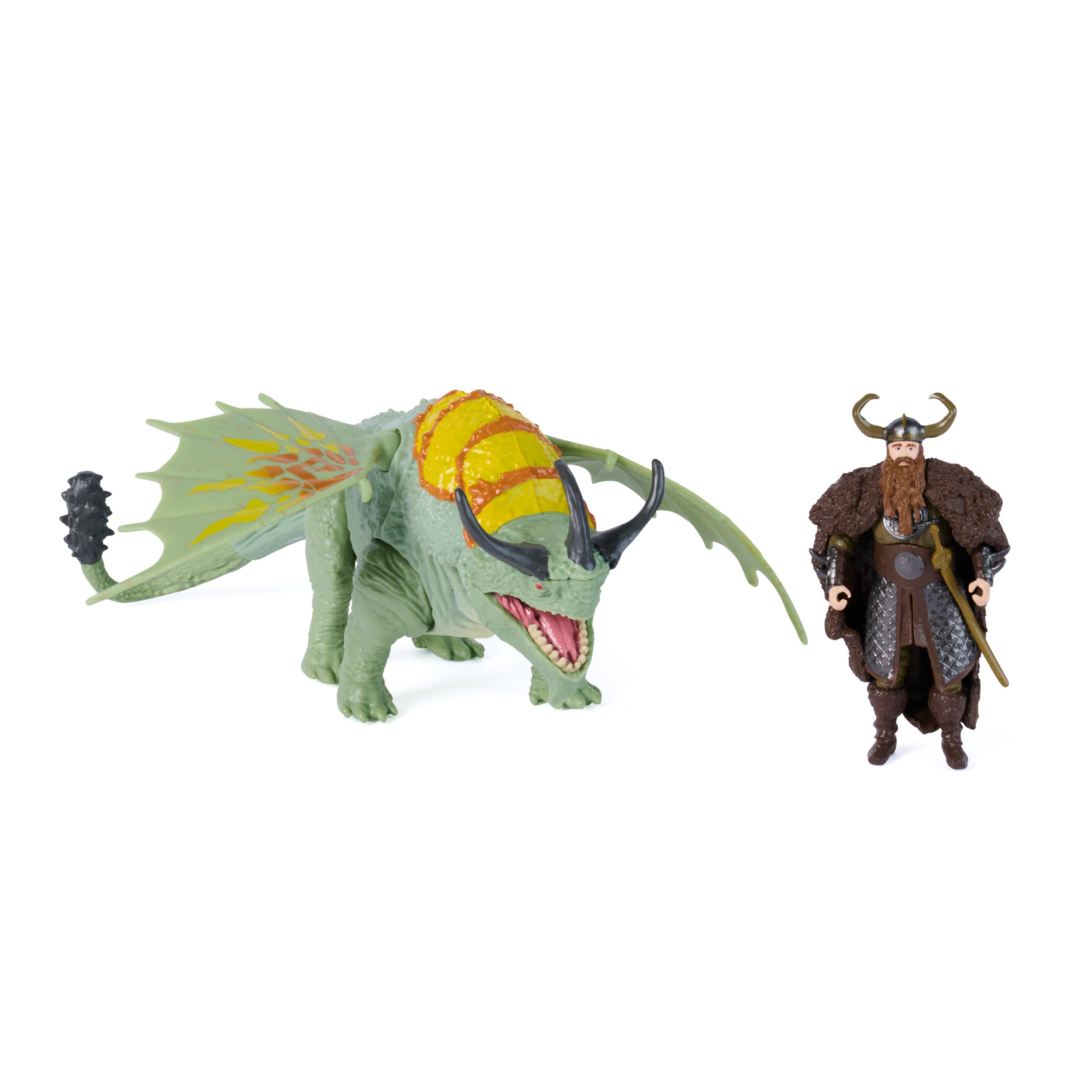 Spin Master DreamWorks Dragons Rumblehorn and Stoick Action Figure Set