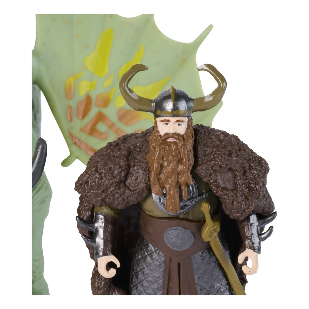 Spin Master DreamWorks Dragons Rumblehorn and Stoick Action Figure Set