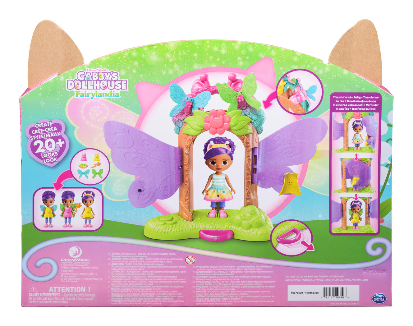 Gabby's Dollhouse Fairylandia Fairy Magic Reveal Playset