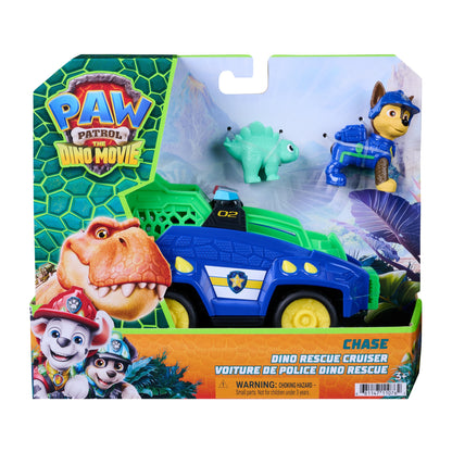 PAW Patrol The Dino Movie Chase Dino Rescue Cruiser with Figures