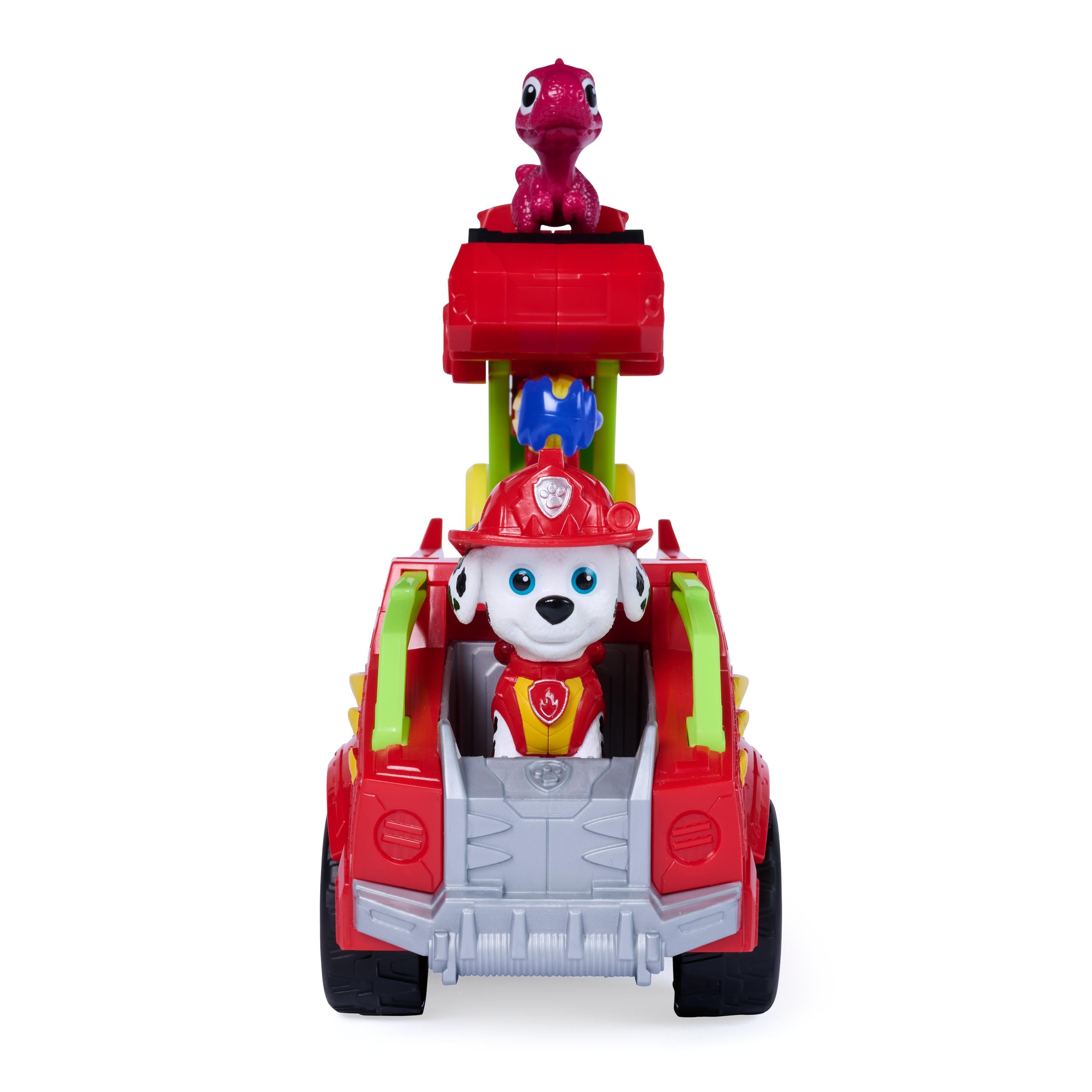 PAW Patrol The Dino Movie Marshall Dino Rescue Fire Engine Vehicle