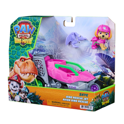 PAW Patrol The Dino Movie Skye Dino Rescue Jet with Figures