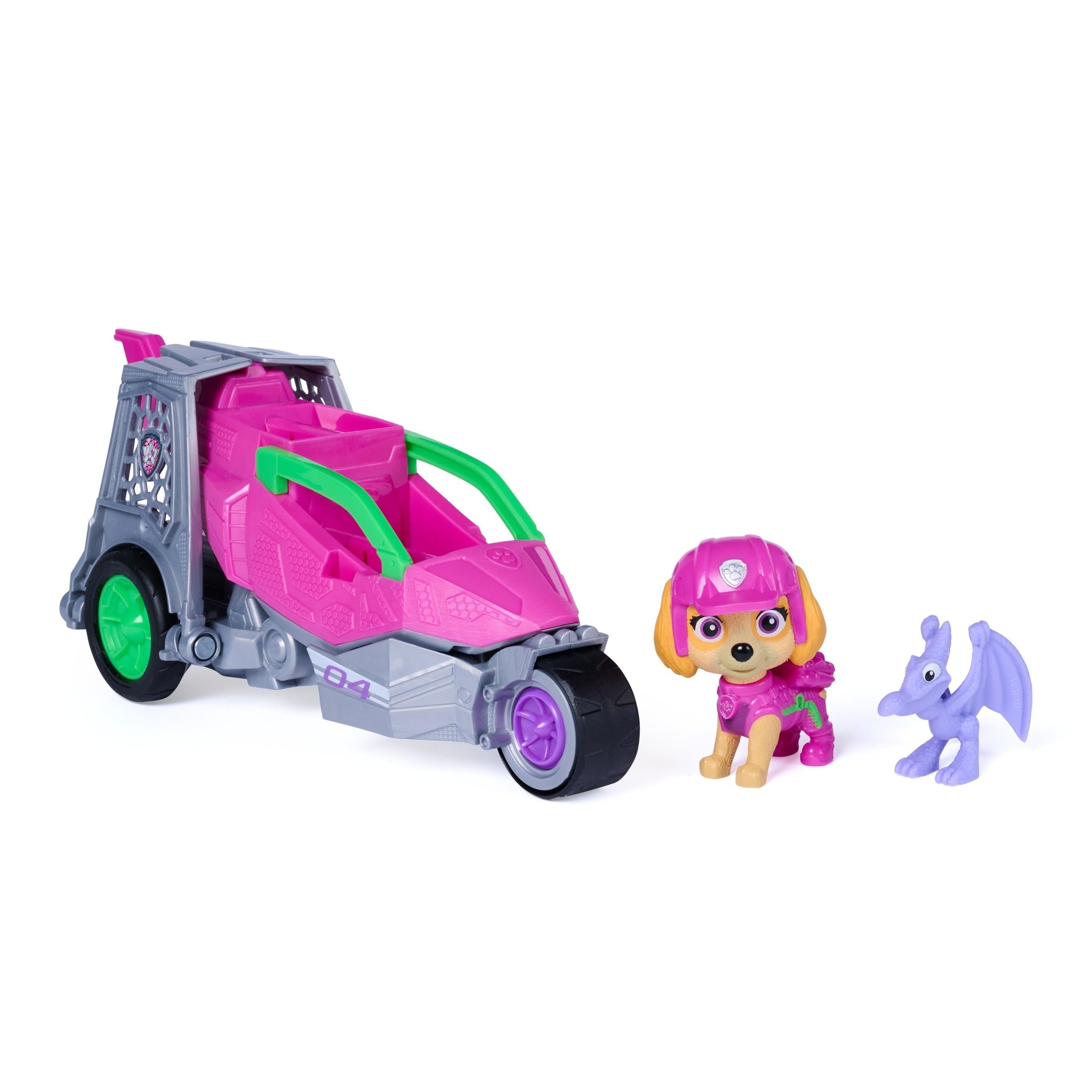 PAW Patrol The Dino Movie Skye Dino Rescue Jet with Figures
