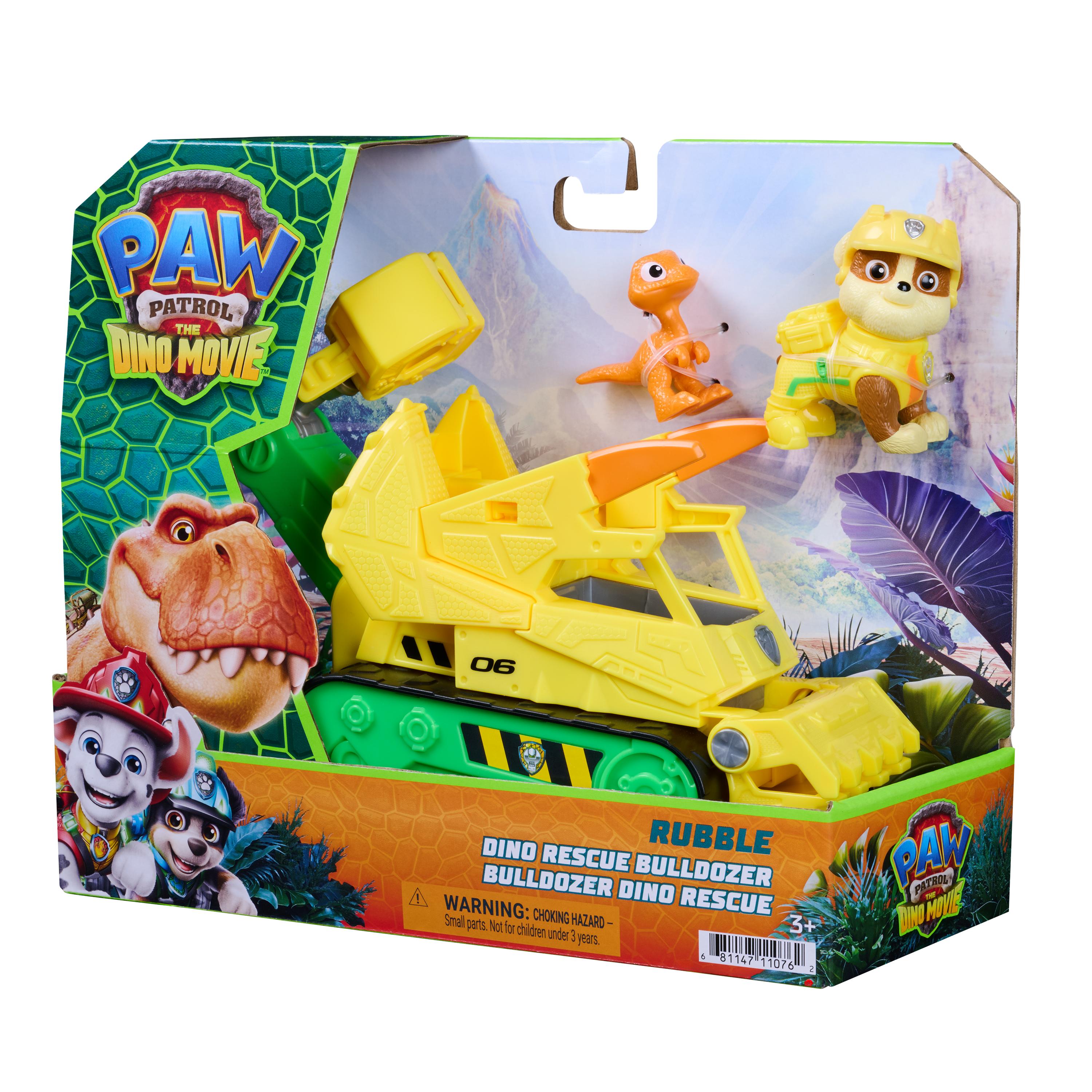 PAW Patrol The Dino Movie Rubble Dino Rescue Bulldozer