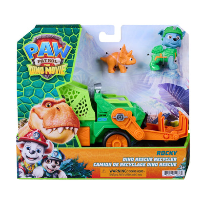 PAW Patrol: The Dino Movie Rocky Dino Rescue Recycler Vehicle