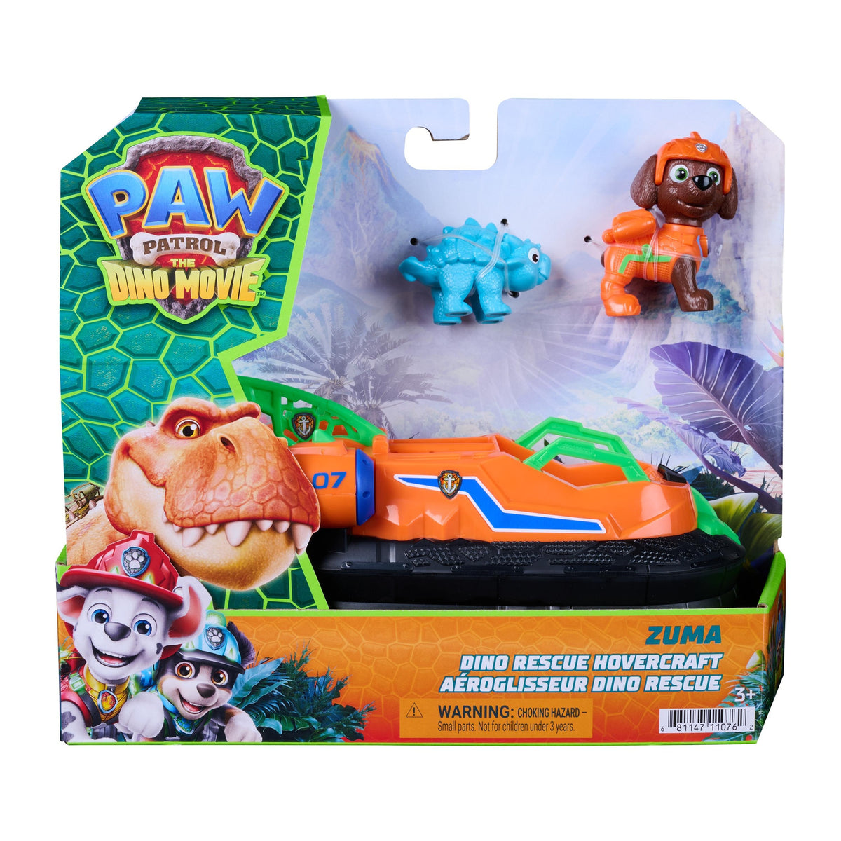 PAW Patrol The Dino Movie Zuma Dino Rescue Vehicle