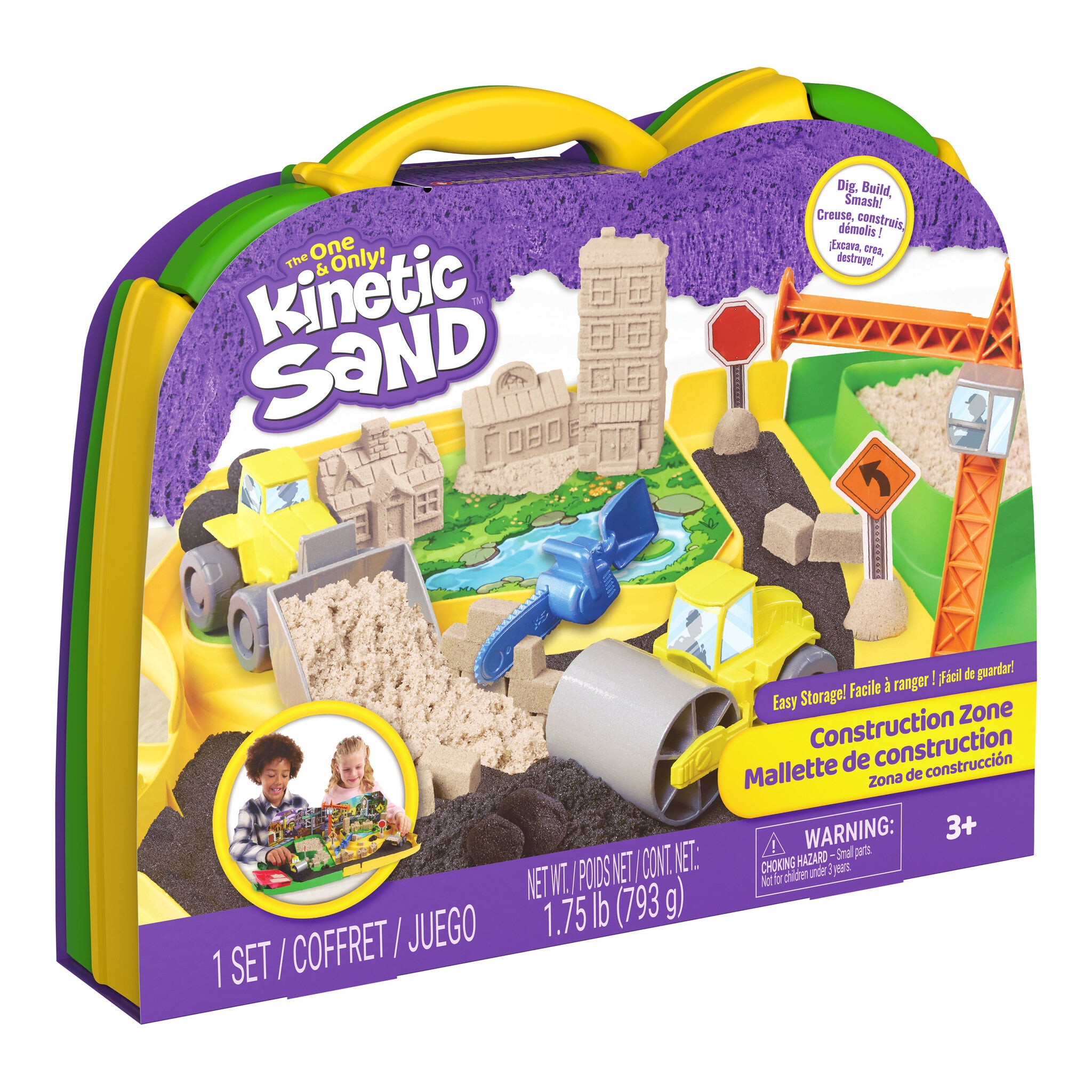 Kinetic Sand Construction Zone Playset