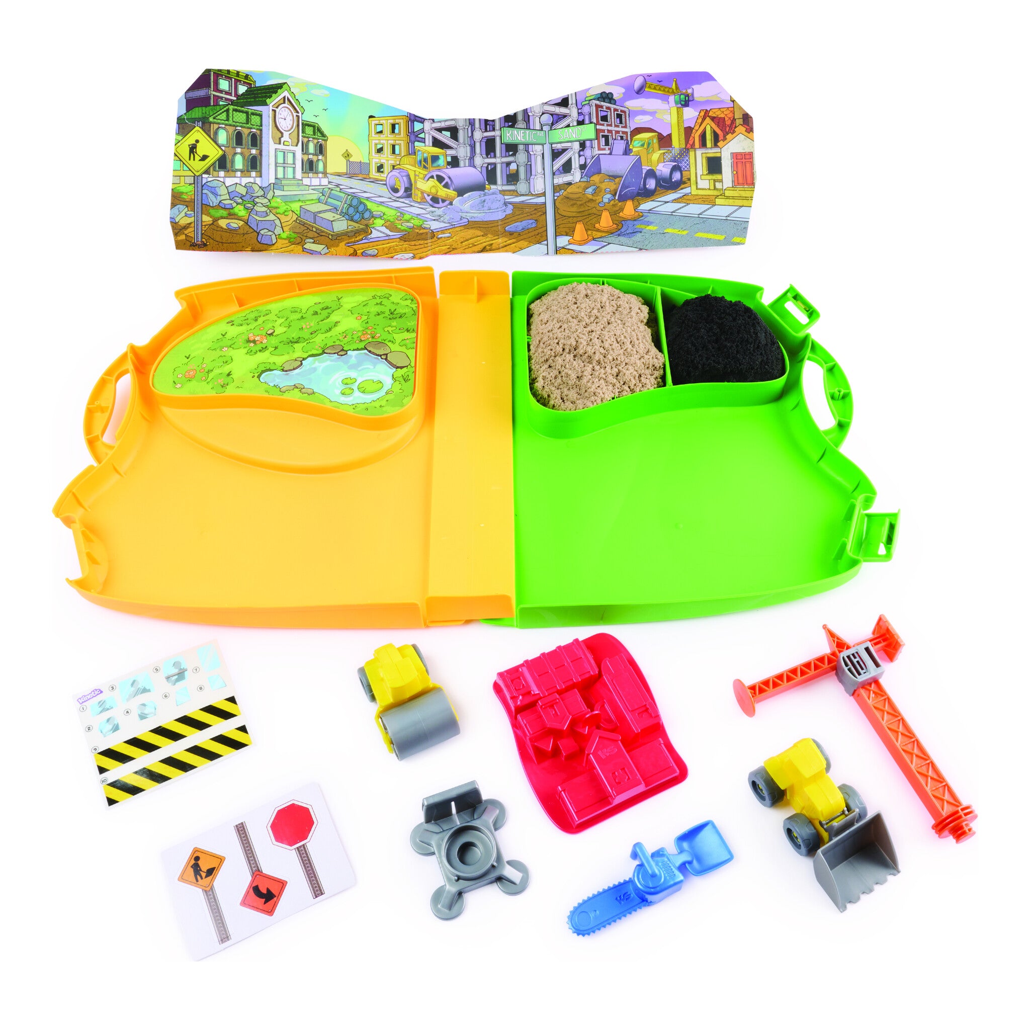 Kinetic Sand Construction Zone Playset