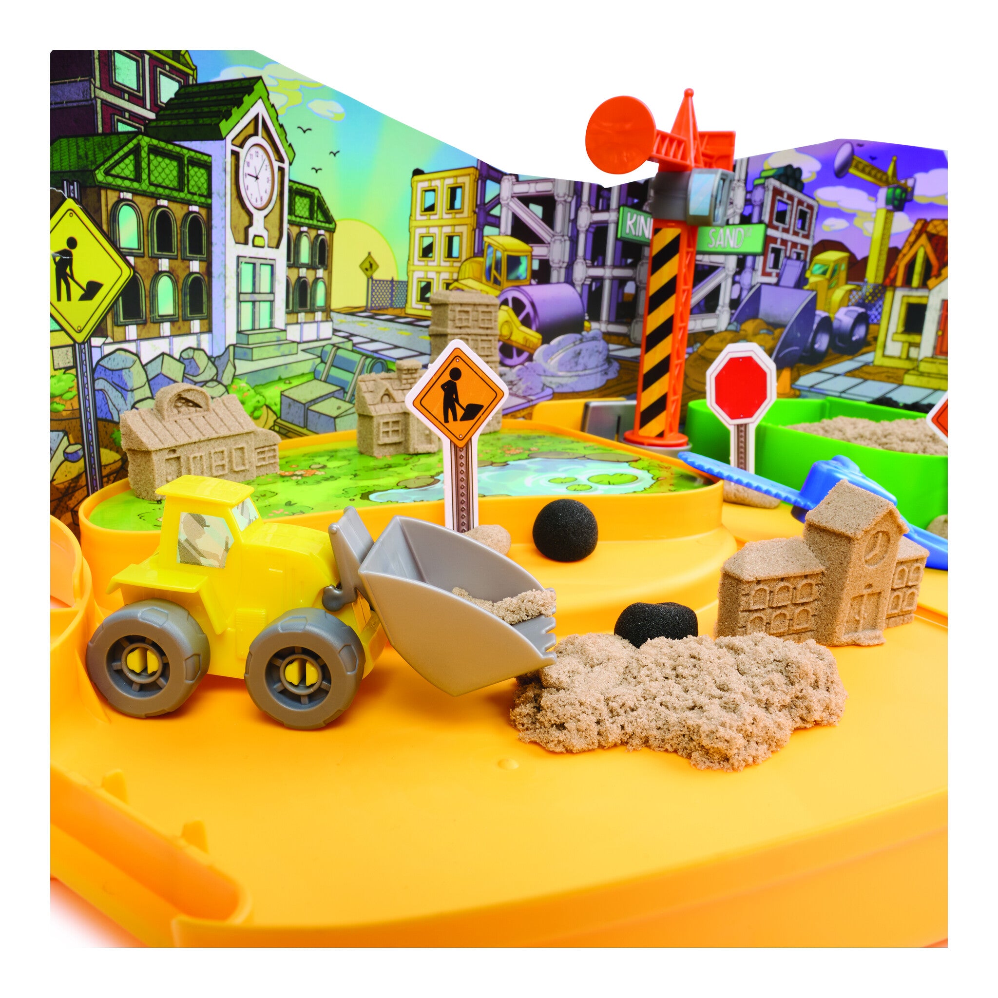 Kinetic Sand Construction Zone Playset
