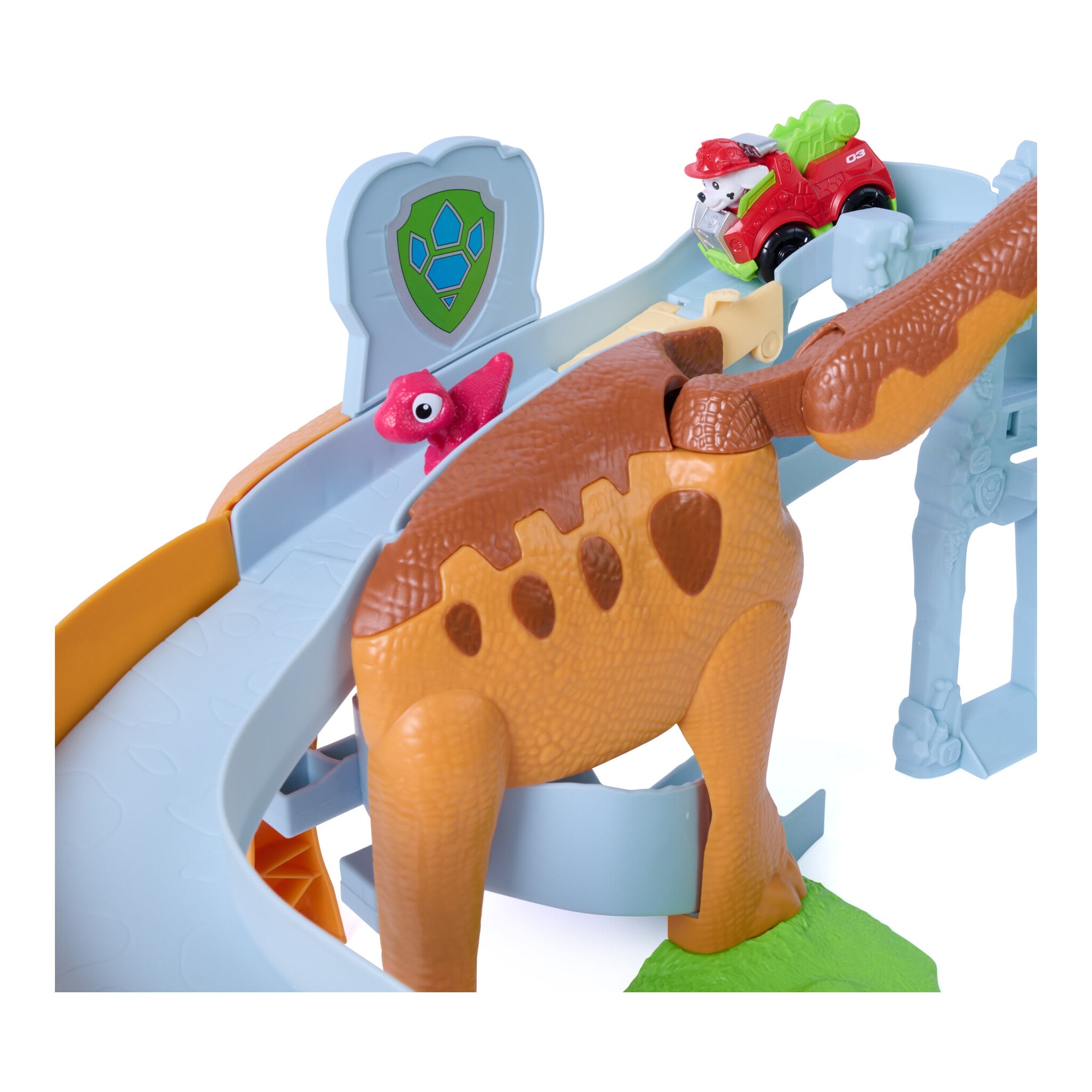 PAW Patrol Dino Movie Pup Squad Lift & Roar Playset with Marshall