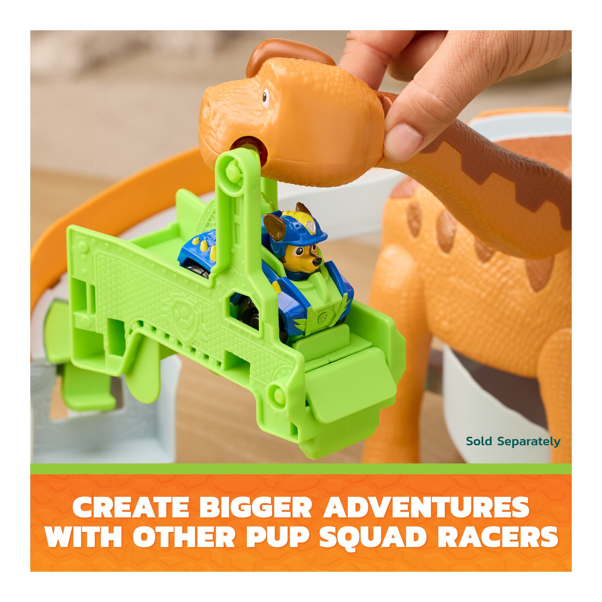 PAW Patrol Dino Movie Pup Squad Lift & Roar Playset with Marshall