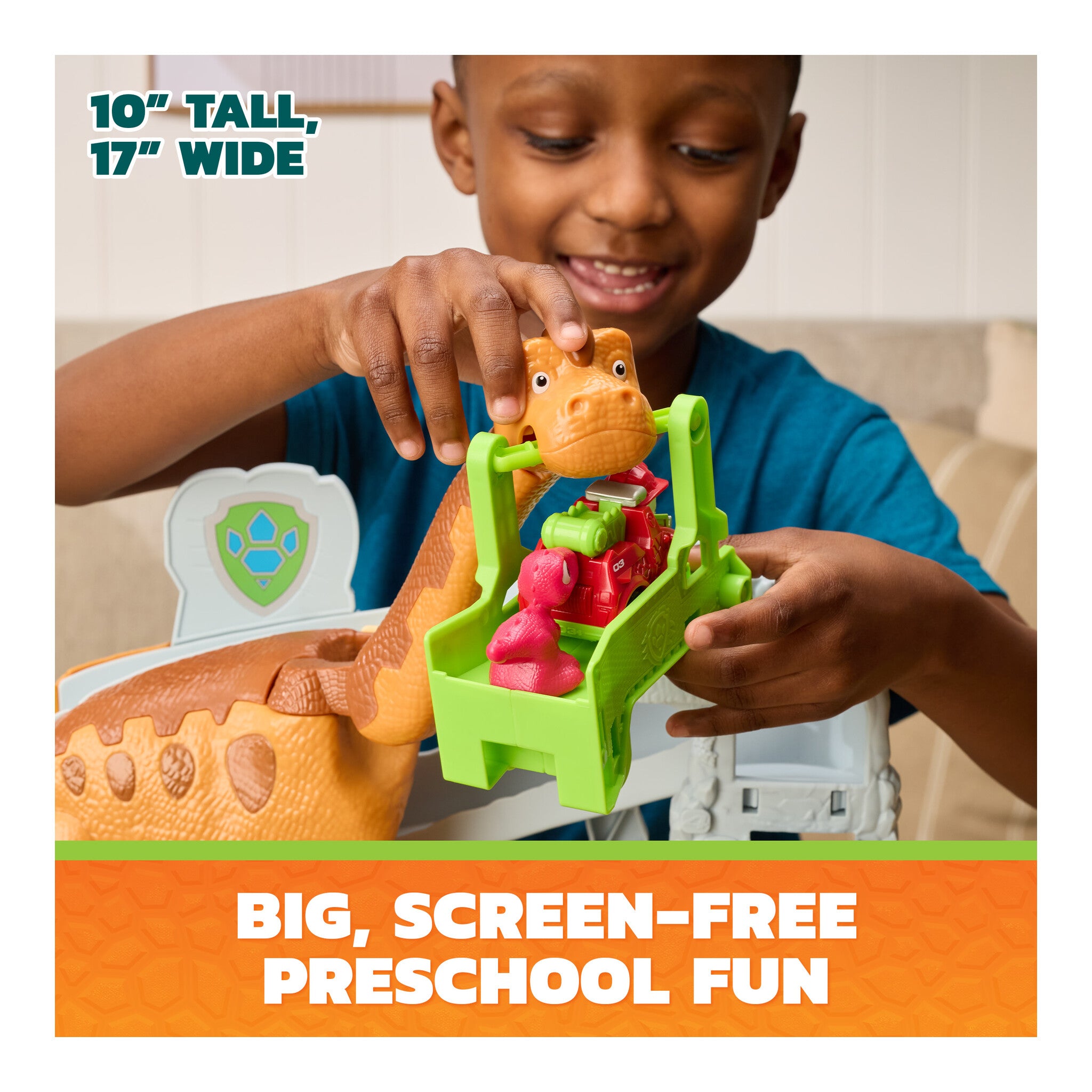 PAW Patrol Dino Movie Pup Squad Lift & Roar Playset with Marshall