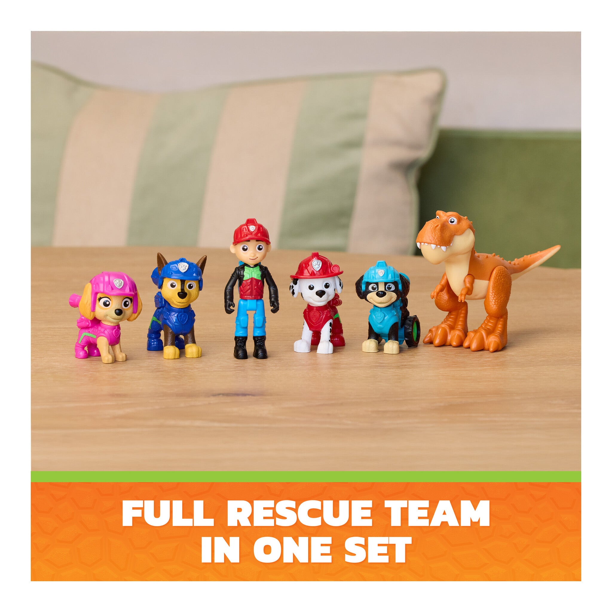PAW Patrol: The Dino Movie Dino Adventure Pack 6-Figure Set