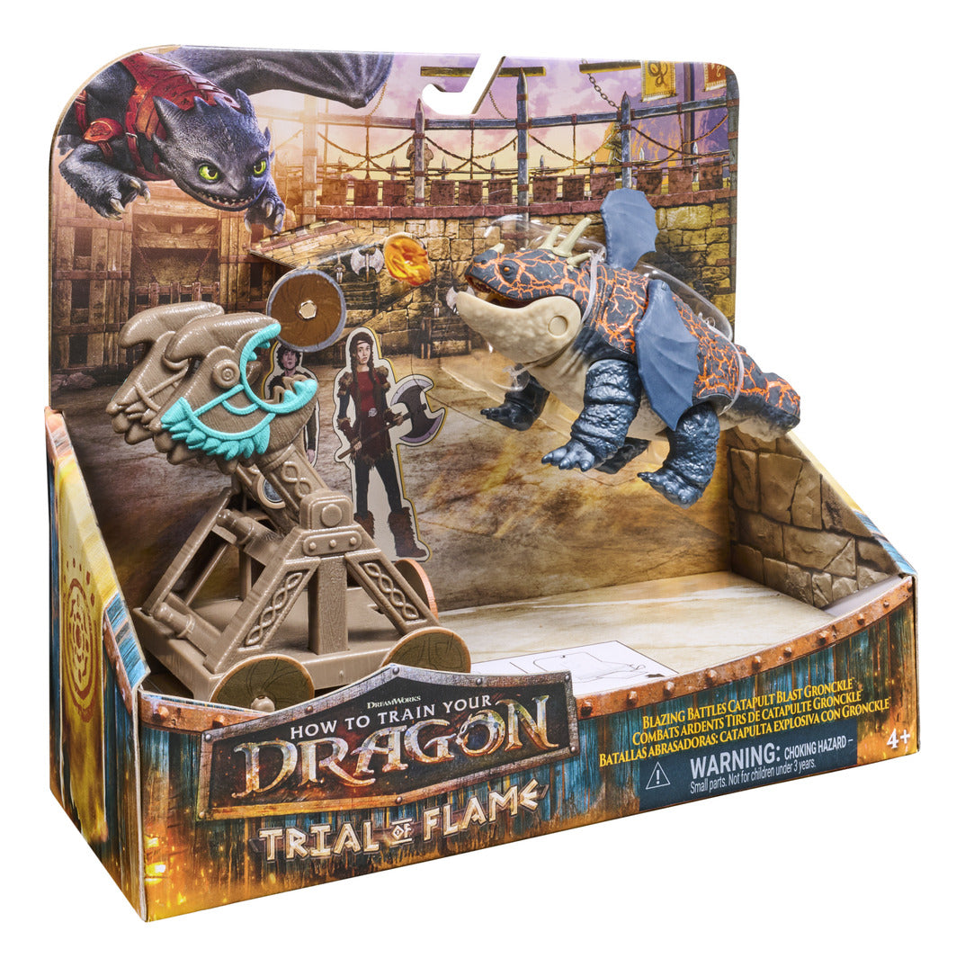DreamWorks Dragons Gronckle Catapult Blast Playset