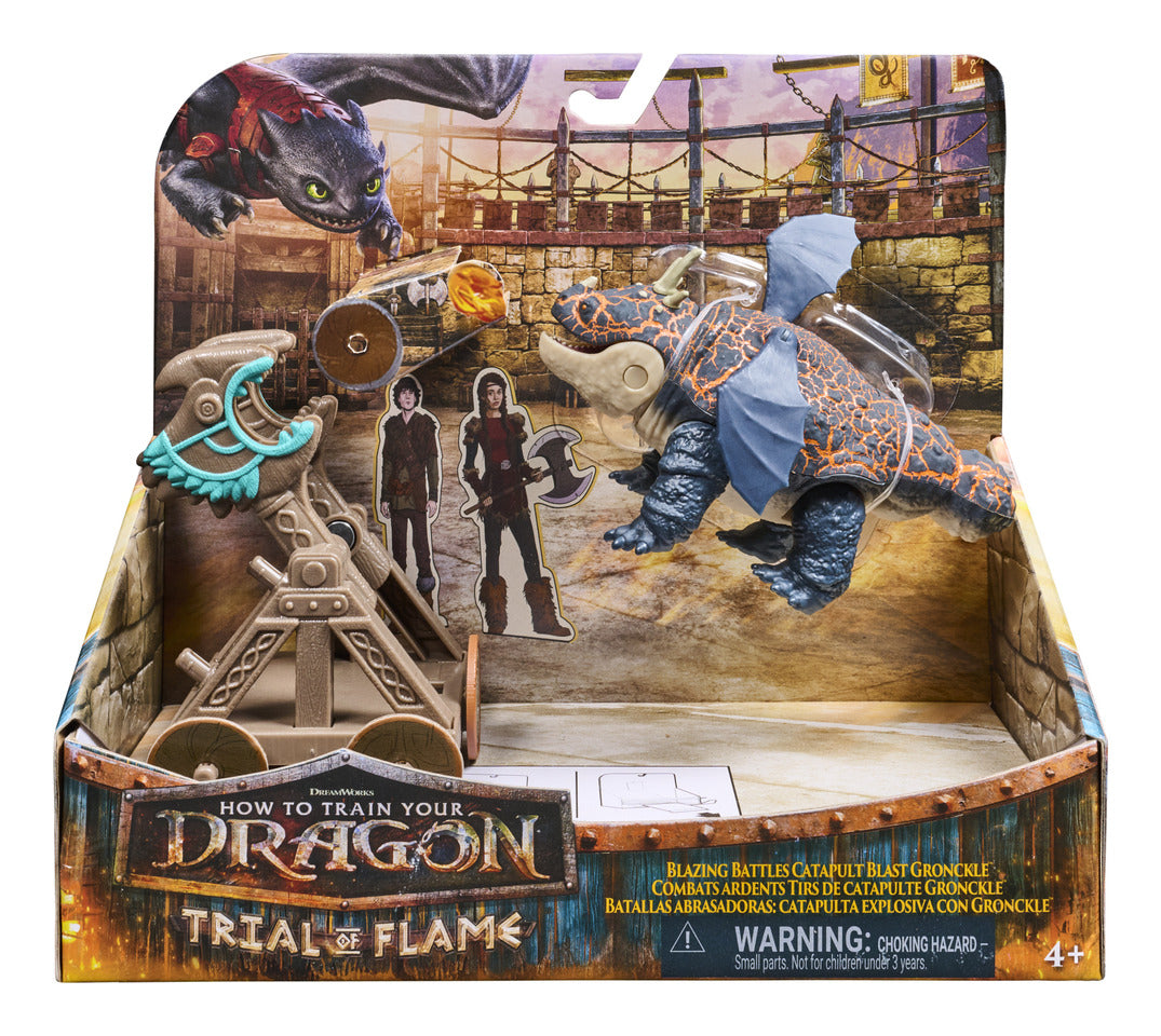 DreamWorks Dragons Gronckle Catapult Blast Playset