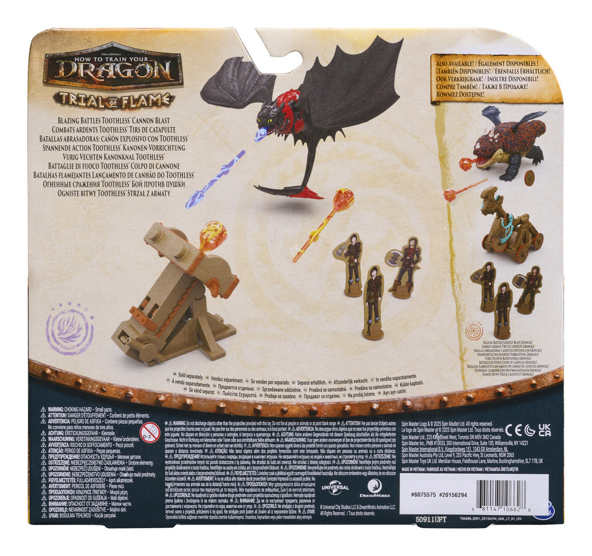 DreamWorks Dragons Toothless Cannon Blast Playset
