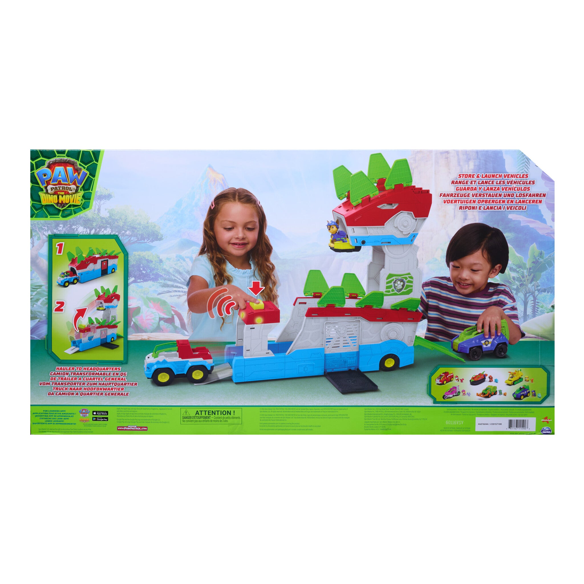 PAW Patrol The Dino Movie Dino Mobile Headquarters Playset