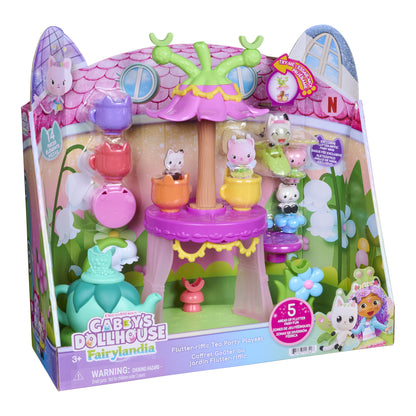 Gabby's Dollhouse Fairylandia Flutter-riffic Tea Party Playset