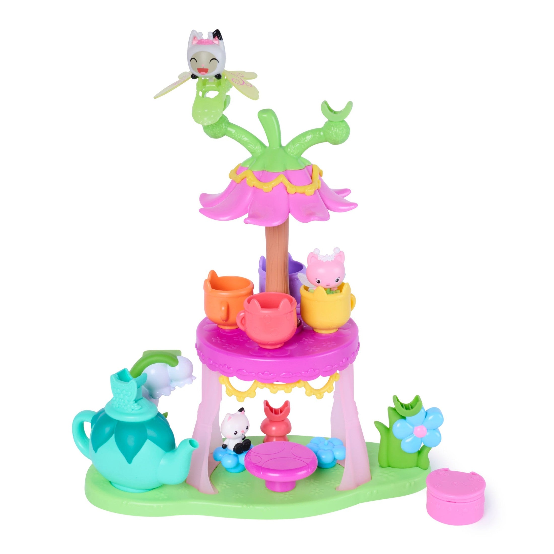 Gabby's Dollhouse Fairylandia Flutter-riffic Tea Party Playset