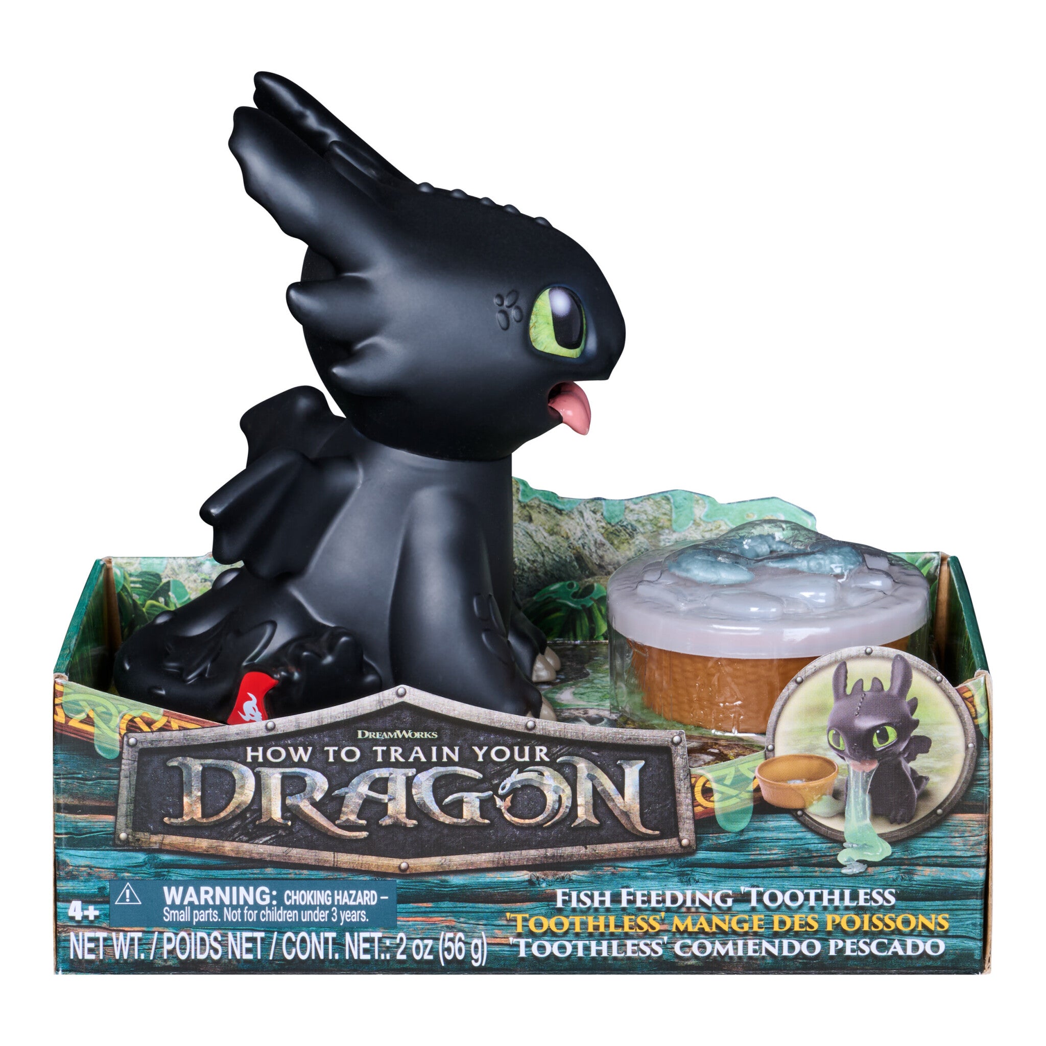 DreamWorks Dragons Fish Feeding Toothless Interactive Toy