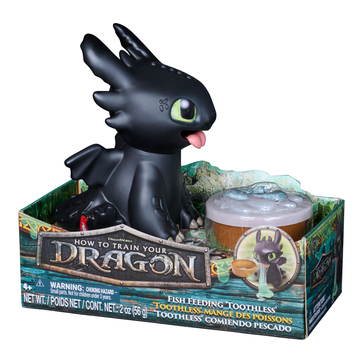 DreamWorks Dragons Fish Feeding Toothless Interactive Toy
