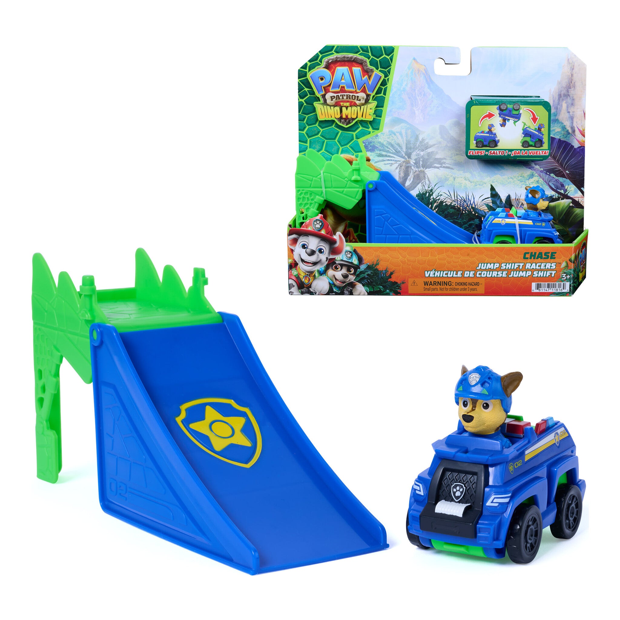 PAW Patrol The Dino Movie Skye Jump Shift Racer