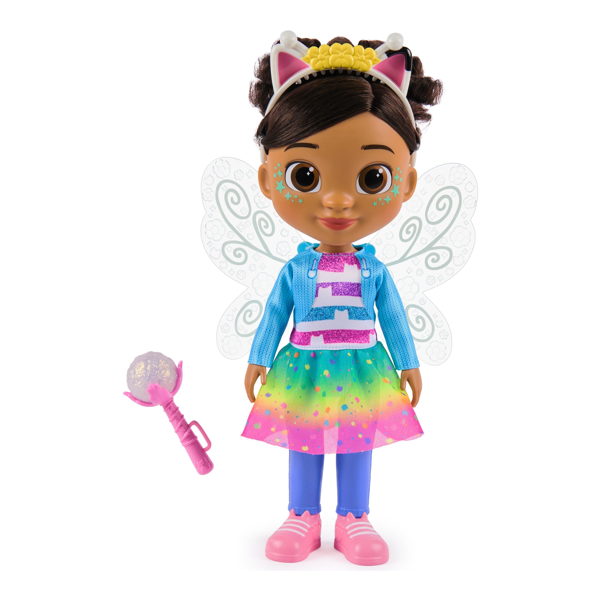 Gabby's Dollhouse Dandelion Magic Gabby Doll with Light-Up Wings