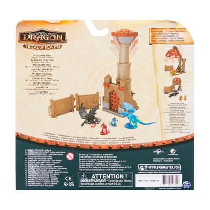 DreamWorks Dragons Trial of Flame World of Berk Torch Tower Playset