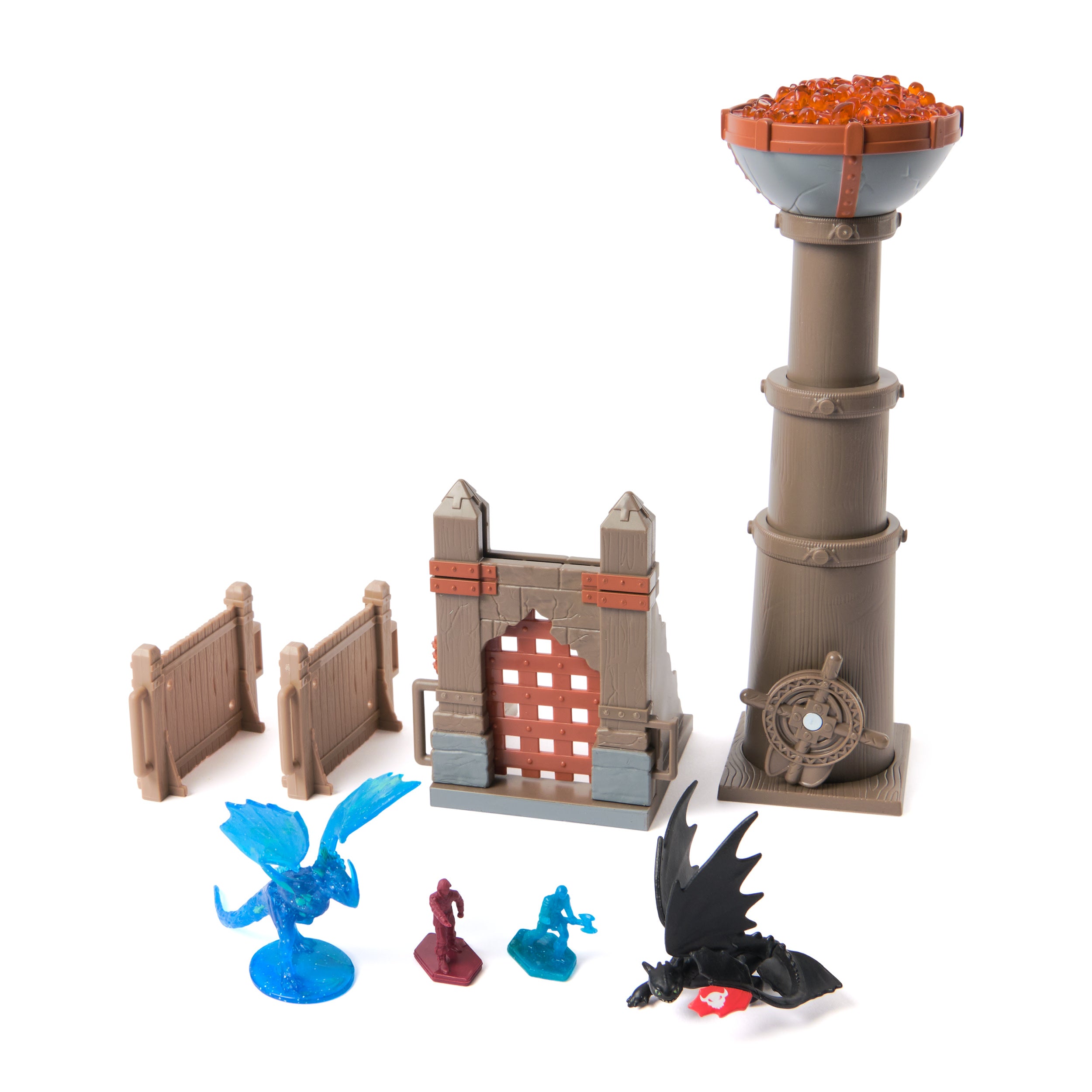 DreamWorks Dragons Trial of Flame World of Berk Torch Tower Playset