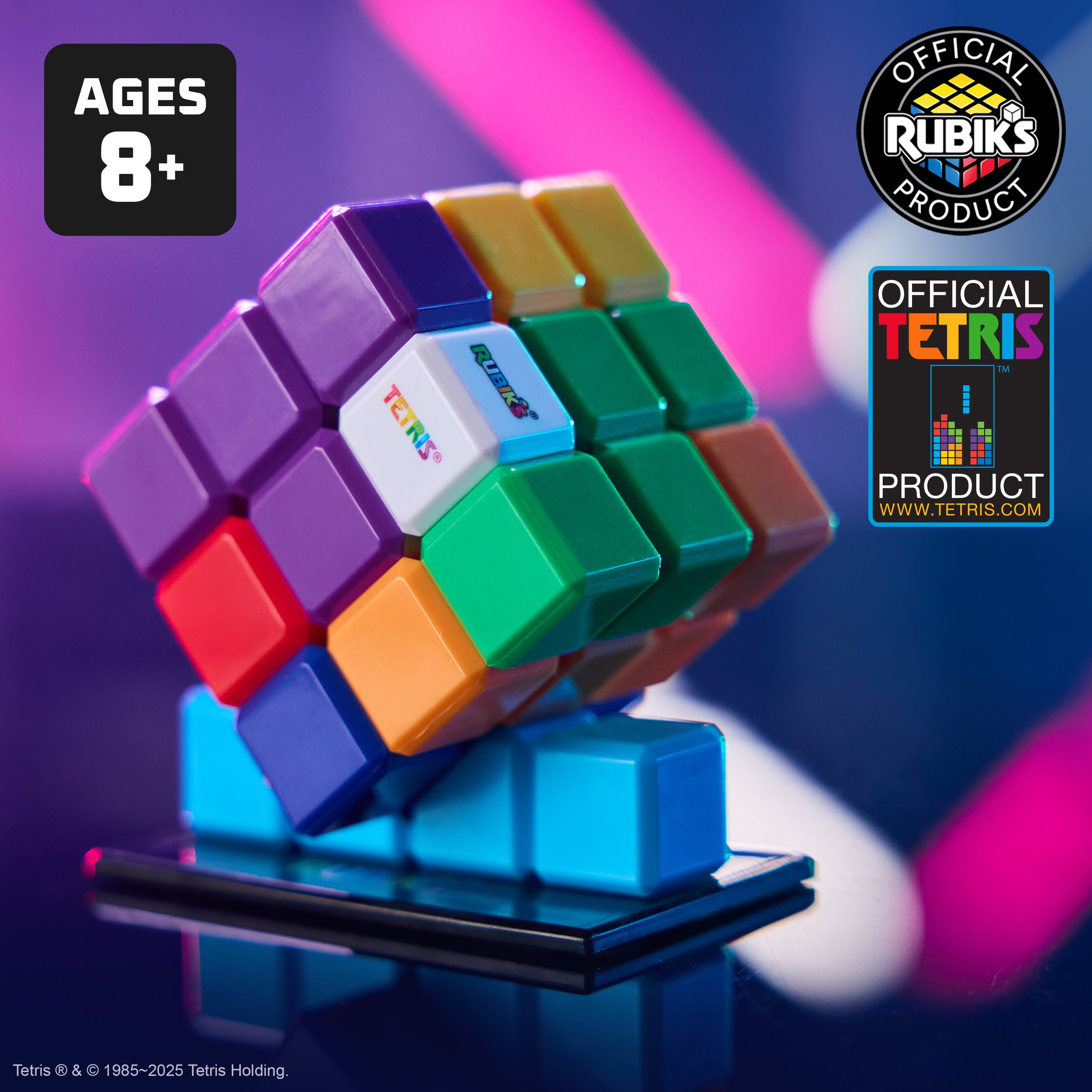 Rubik's x Tetris Cube Tetrimino Matching Puzzle