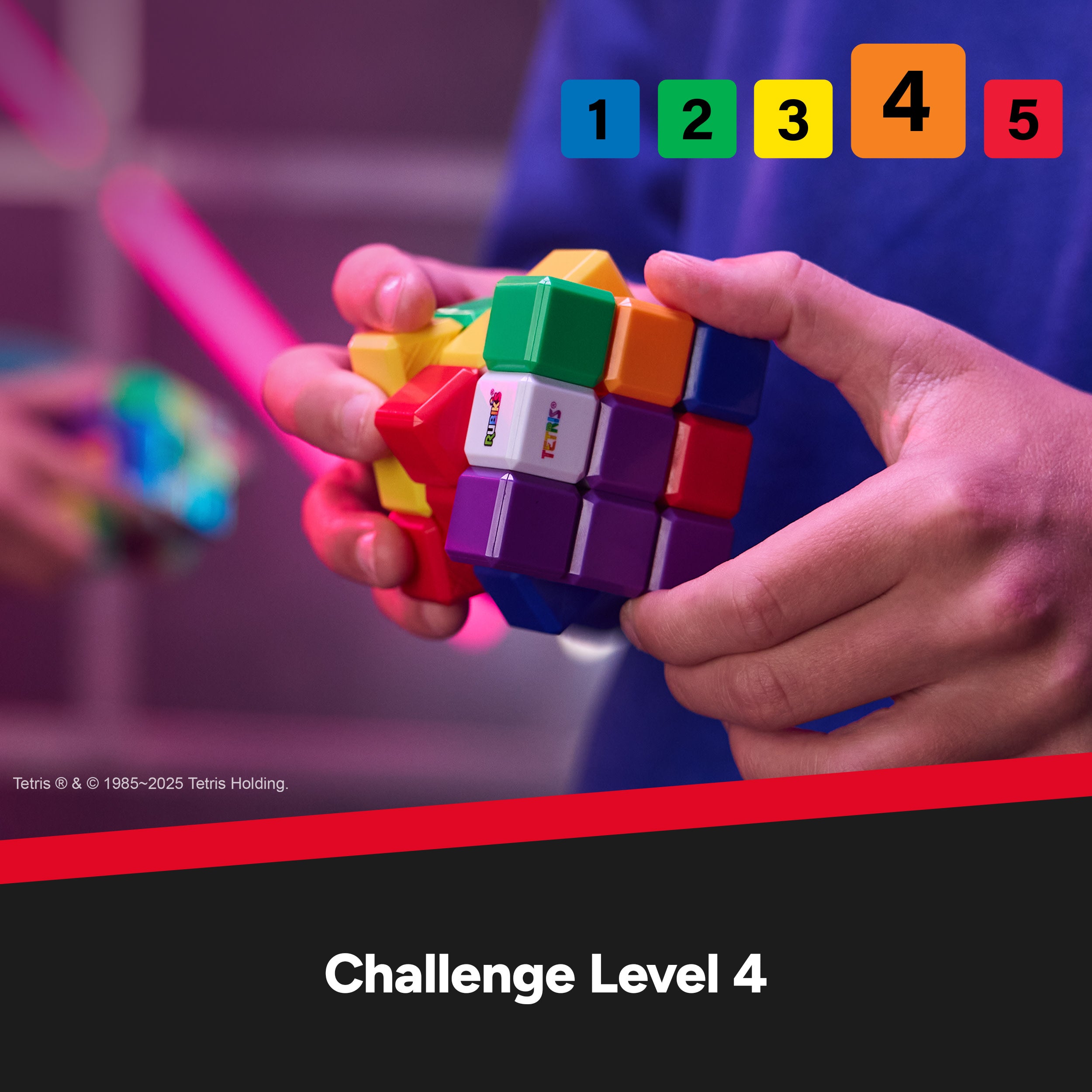 Rubik's x Tetris Cube Tetrimino Matching Puzzle