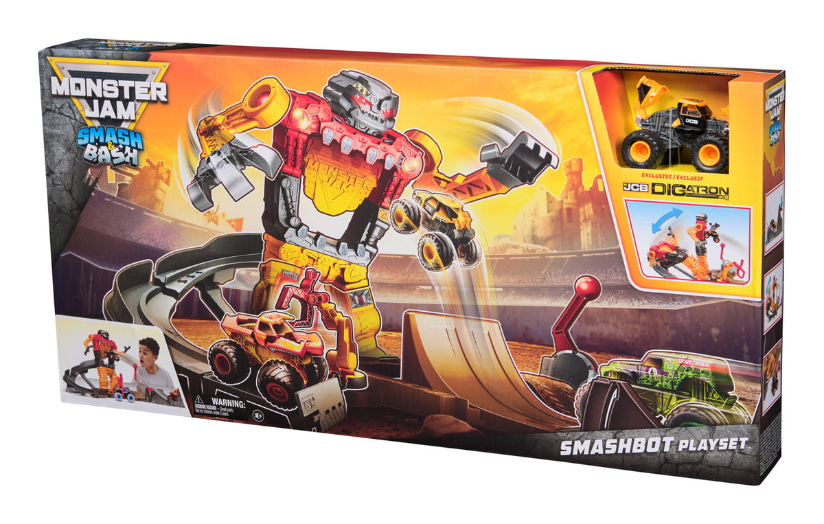 Monster Jam – 1:64 Smash and Bash Playset – 231 6072594 (1)