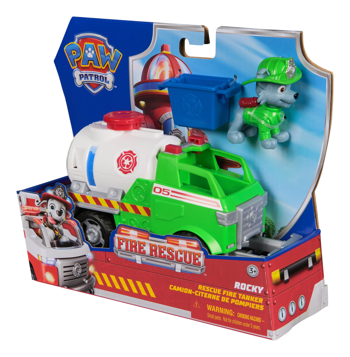 Paw Patrol – Fire Rescue Themed Vehicle Rocky Playset – 231 6072642 (4)