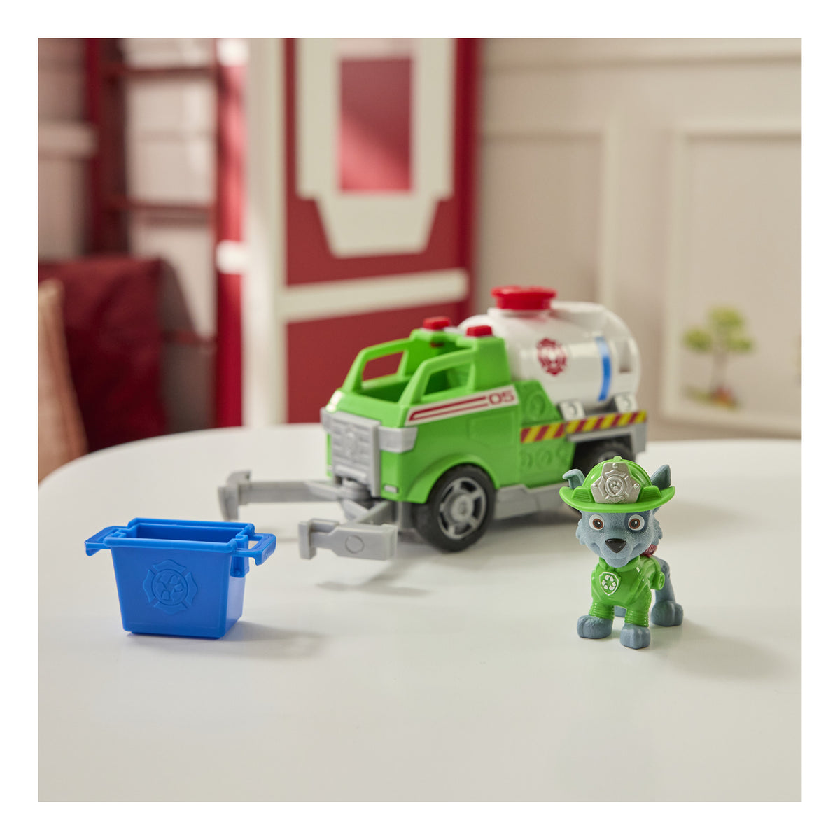 Paw Patrol – Fire Rescue Themed Vehicle Rocky Playset – 231 6072642 (8)