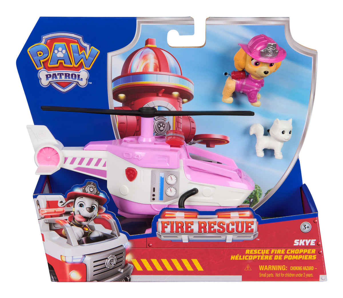 Boxed Paw Patrol Fire Rescue Skye helicopter playset