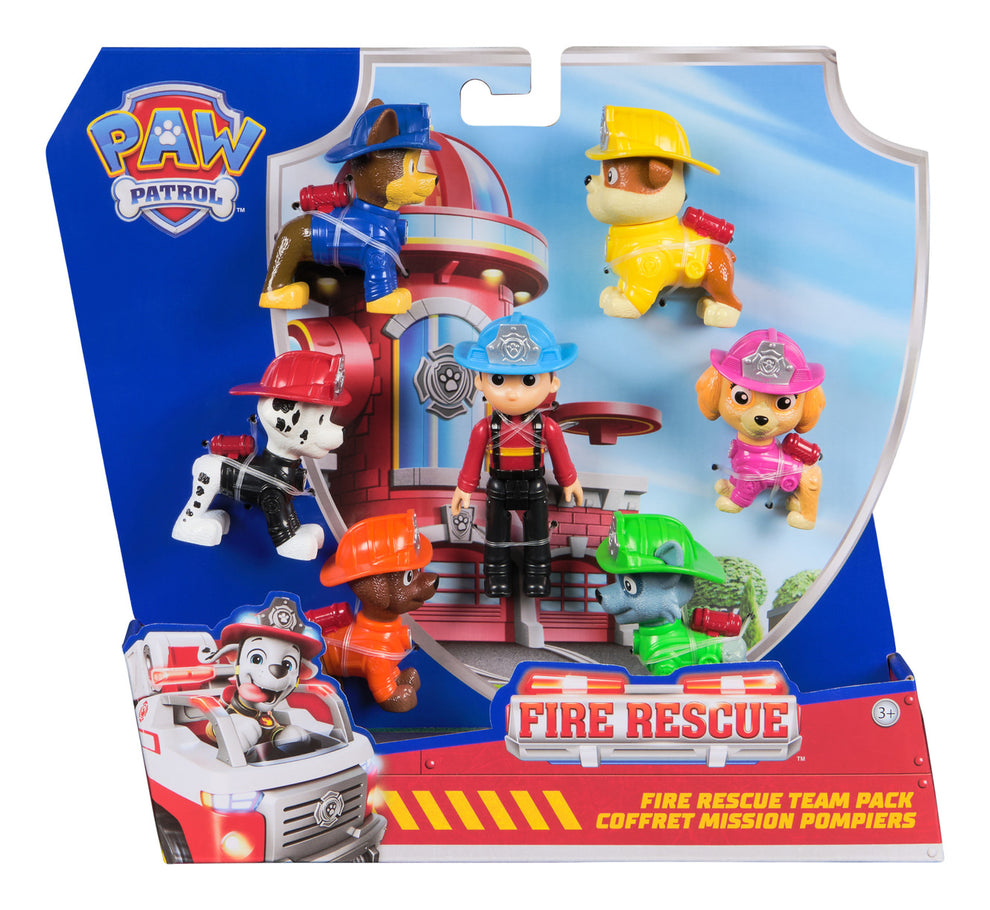 PAW Patrol Fire Rescue Team Pack – 7 Figures – Lennies Toys