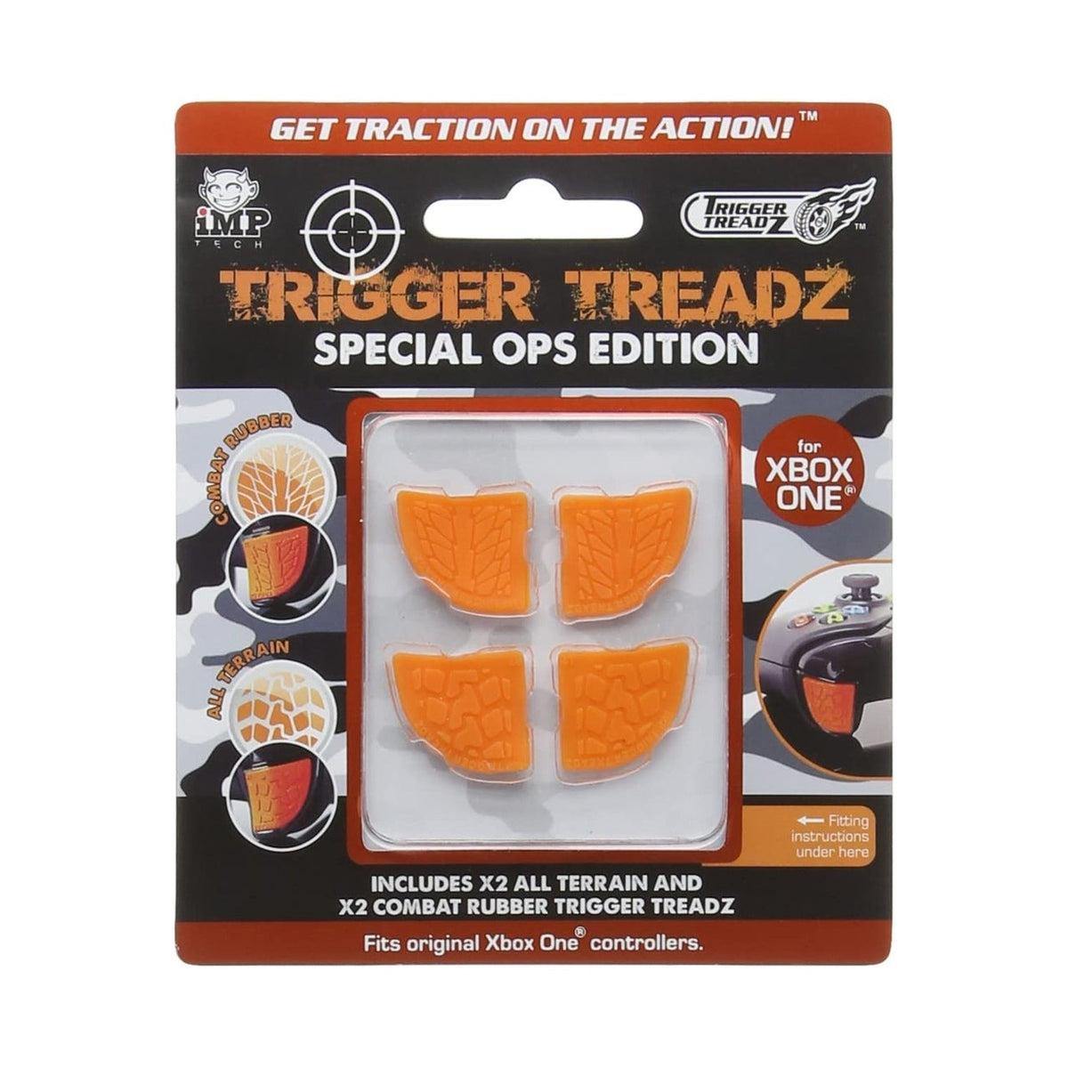 Trigger Treadz Special Ops Edition Xbox One Trigger Grips 4 Pack