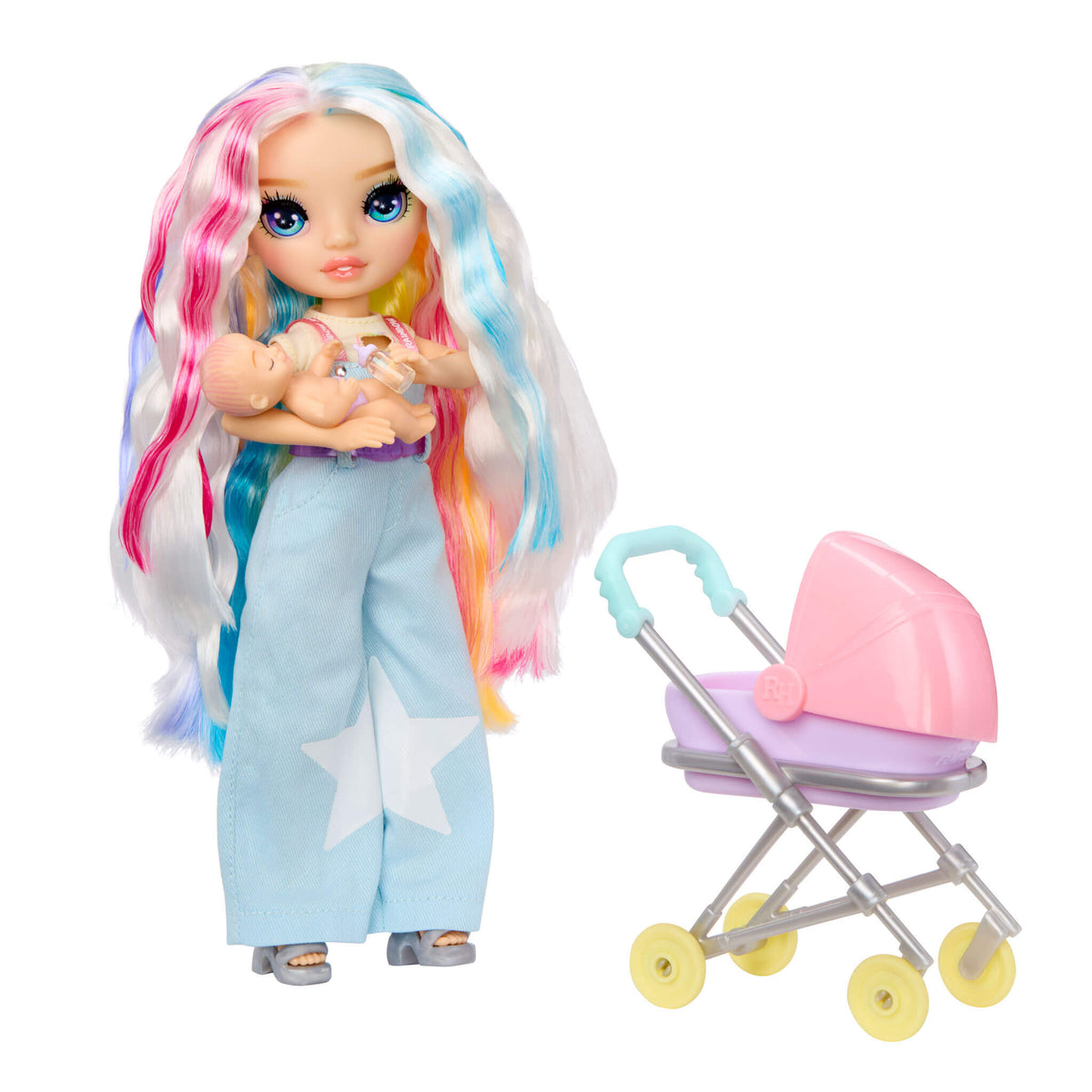 Rainbow High Jr. High Bestie Babysitters Amaya Raine Fashion Doll