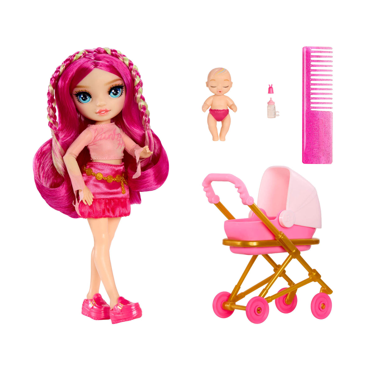 Rainbow High Jr. High Bestie Babysitters Stella Monroe Fashion Doll
