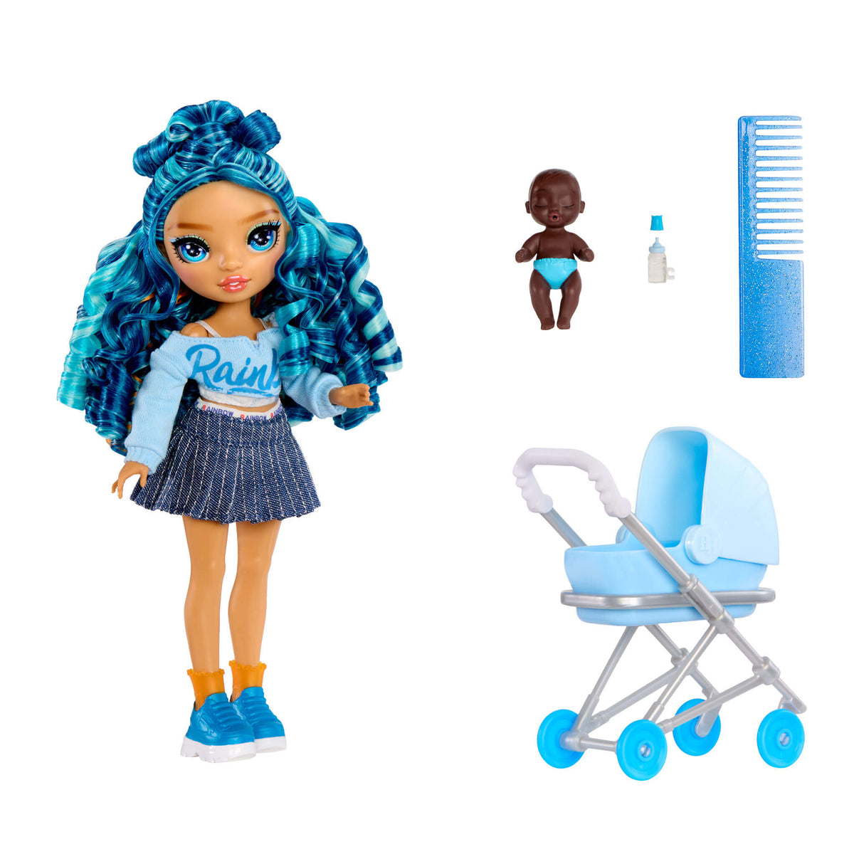 Rainbow High Jr. High Bestie Babysitters Skyler Bradshaw Fashion Doll