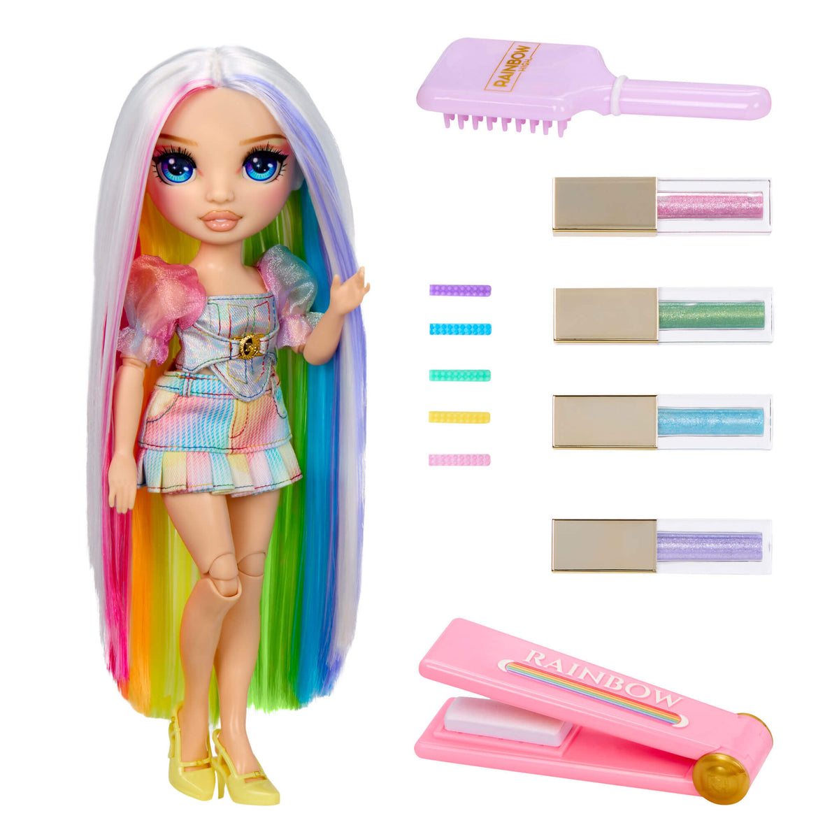 Rainbow High Amaya Raine Hair Studio Refresh Doll & Styling Set