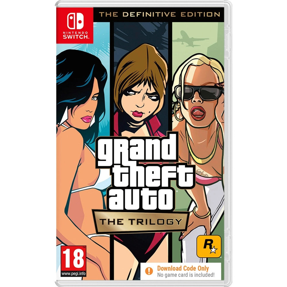 Grand Theft Auto: The Trilogy – The Definitive Edition for Nintendo Switch (Code in Box)