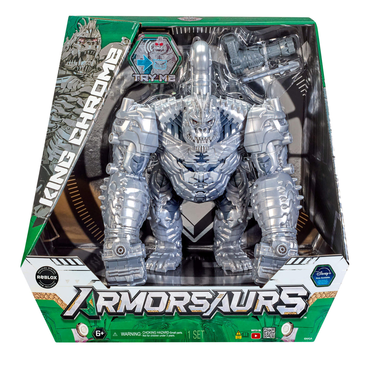 Armorsaurs King Chrome 30.5 cm Feature Villain Action Figure