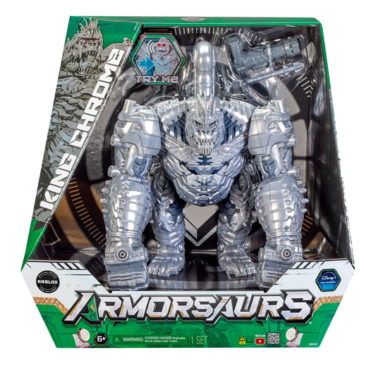 Armorsaurs King Chrome 30.5 cm Feature Villain Action Figure