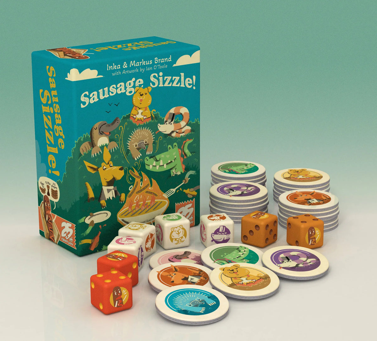 25th Century Games Sausage Sizzle Dice Game 850037822348