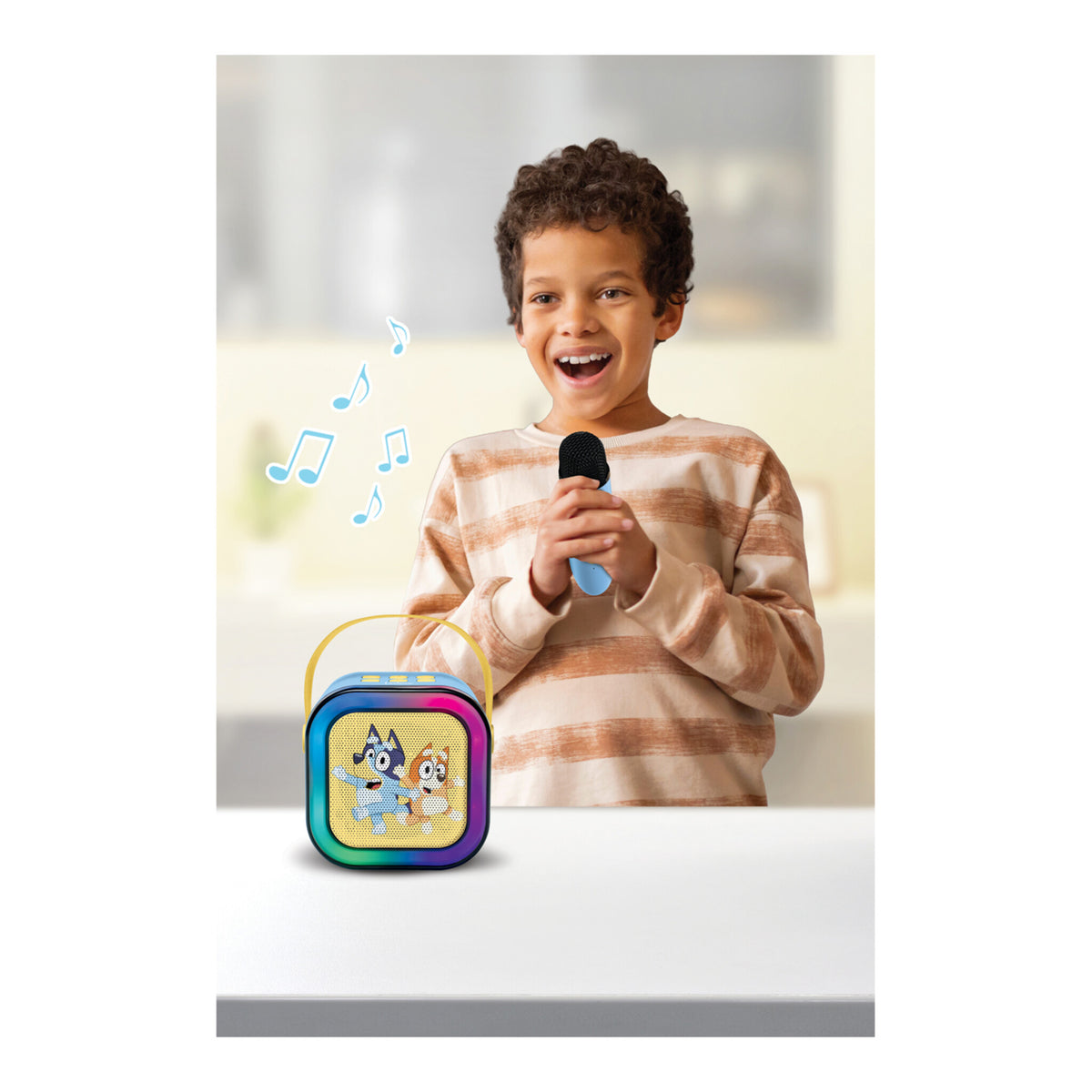 Bluey Portable Wireless Karaoke Speaker and Microphone