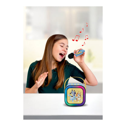 Bluey Portable Wireless Karaoke Speaker and Microphone