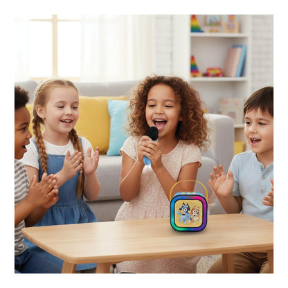 Bluey Portable Wireless Karaoke Speaker and Microphone